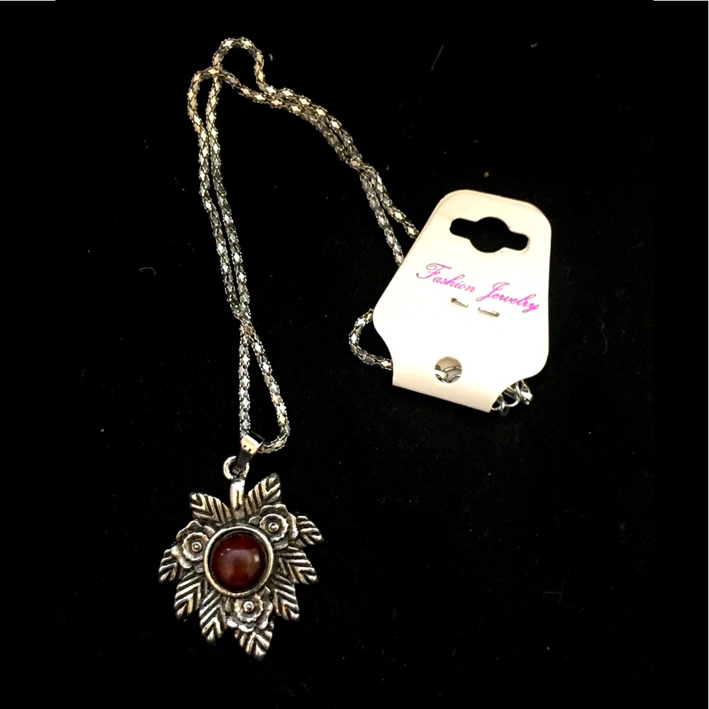 6/$25-Fashion Jewelry- Gemstone Necklace